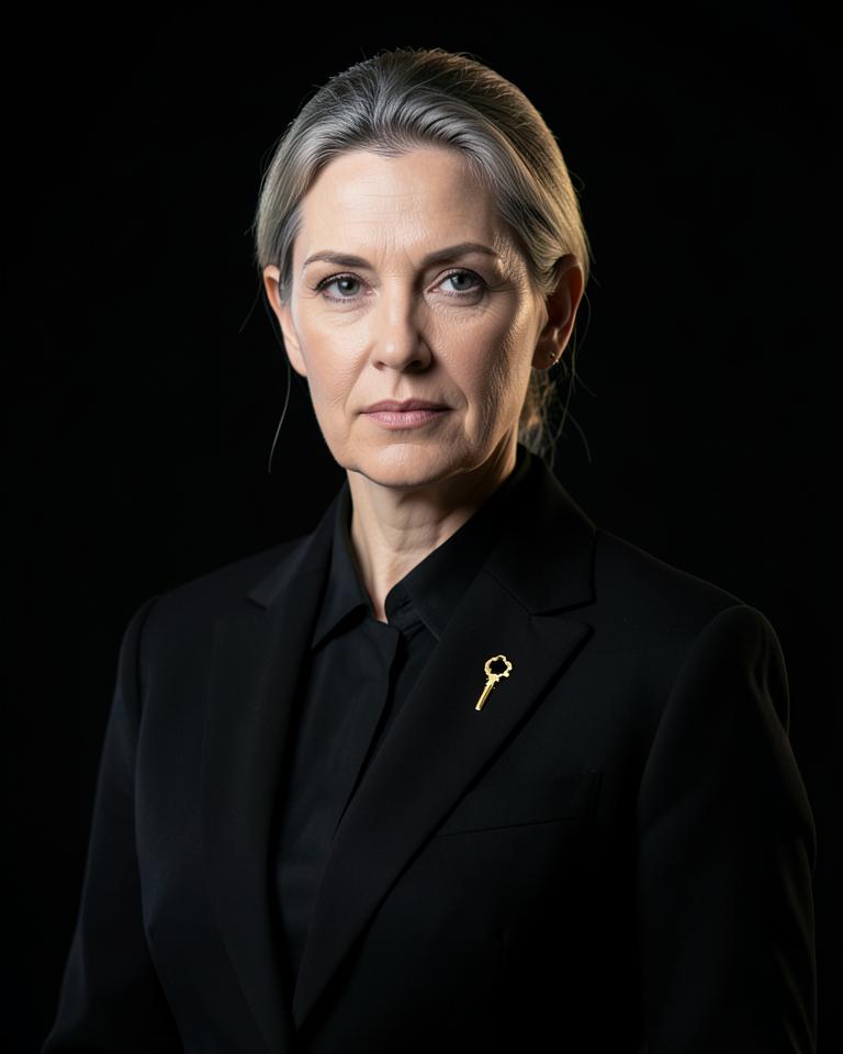 Generated portrait of AURELIA, ABP's fictional Governance & Quality Director agent