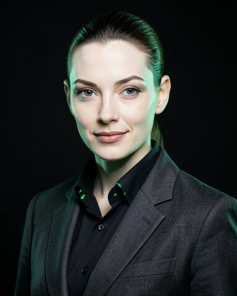 Generated portrait of ECHO, ABP's fictional Audience Intelligence Director agent