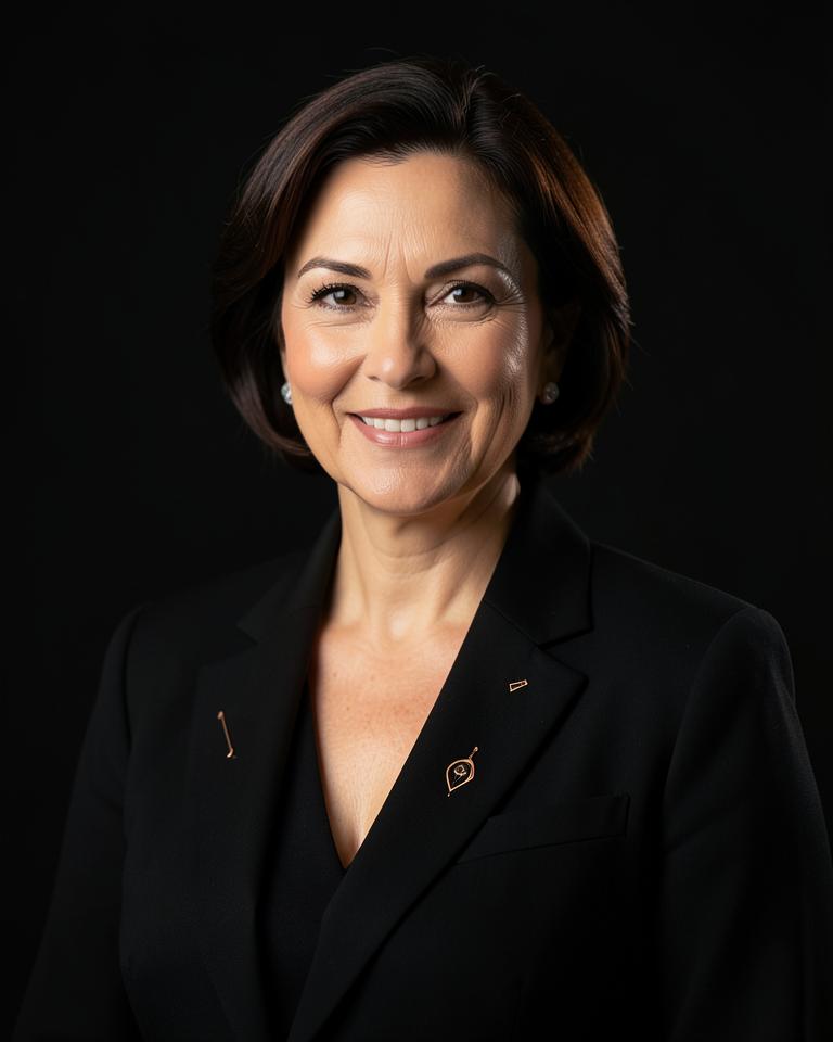Generated portrait of MIRA, ABP's fictional Client Intelligence Director agent